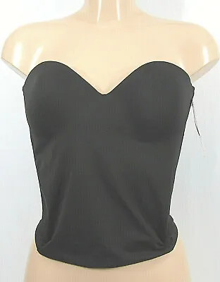 £19.99 • Buy Fashion Forms Black Low Back Strapless Bustier Size 38B