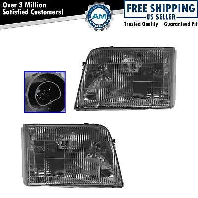 Headlight Set Left & Right For 1993-1997 Ford Ranger FO2502119 FO2503115 • $40.22