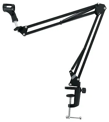 Rockville DMS30 30  Microphone Boom Arm Studio Podcast USB Mic Stand+Desk Clamp • $23.95