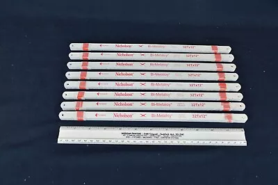 Nicholson Bi-Metaloy 12  Hack Saw Blades 32Tx12   New Old Stock  10 Blade Lot • $19.95