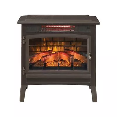 Duraflame Electric Infrared Quartz Fireplace Stove With 3D Flame Effect Bronze • $293.63