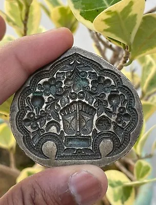 Antique Vintage Brass Inlay Design Engraved Stamp Dye Jewelry Tool Mold 125 • $74