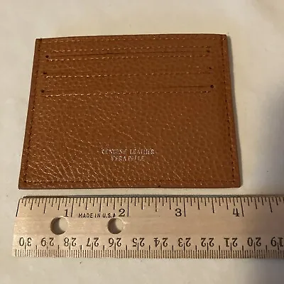 Vera Pelle Leather Card Wallet • $9