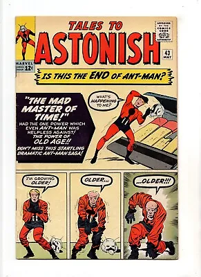 $21.62 • Buy Tales To Astonish #43 VF- 7.5 HIGH GRADE Marvel Comic Early Ant-Man Appearance