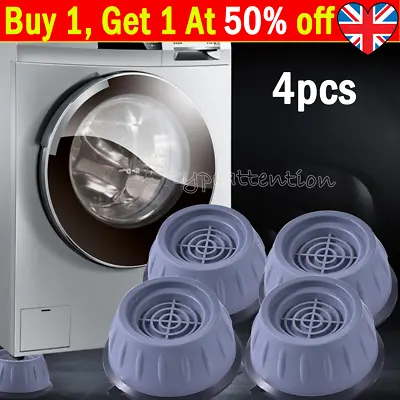 4pcs/ Set Washer Feet Pads Dryer Support Furniture Stabilizer Washing Machine • £5.89