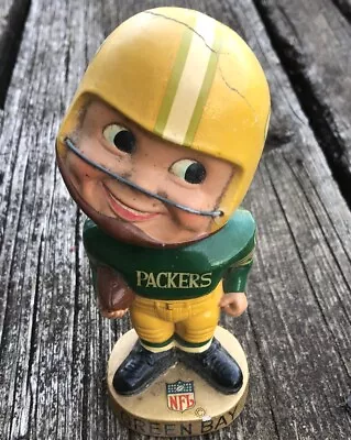 Vintage 1967 Greenbay Packers Bobblehead NFL . Rough Condition • $87