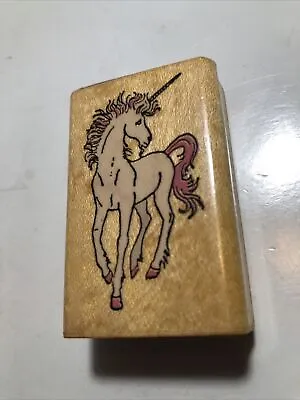 $8.95 • Buy Unicorn Mystical Fantasy Horse Rubber Stamp Comotion  #140
