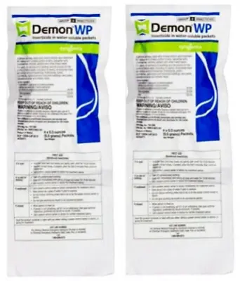 $39.95 • Buy Demon WP Insects Roaches Ants Pest Control Insecticide 2 Envelope FREE SHIPPING