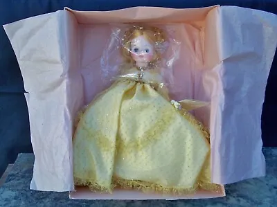 Vintage Madame Alexander Sleeping Beauty 13  Doll #1595 Gold Dress Tag New Box  • $22