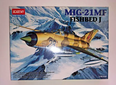 Academy Hobby Model Kit MIG-21MF Fishbed J Aircraft 1/48th Scale #2171  • $45.69