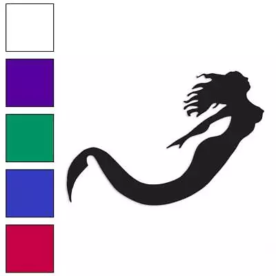 Swimming Mermaid Vinyl Decal Sticker Multiple Colors & Sizes #451 • $3.22