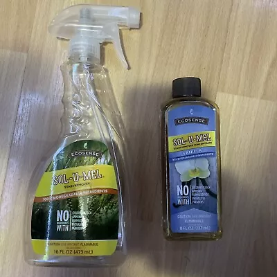 Melaleuca Sol-U-Mel STAIN REMOVER CONCENTRATE Vanilla Scent + Sprayer • $13.99