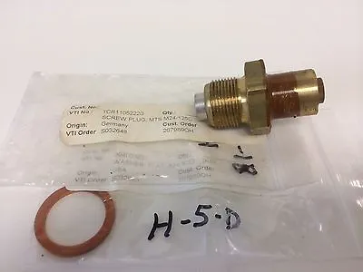 $49.95 • Buy New Old Stock Voith Turbo Circuit Element Blow Plug Tcr11052220 Mts M24-125c