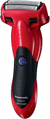 Panasonic Rechargeable 3-Blade Electric Cordless Wet/Dry Men'S Shaver Red • $194.95
