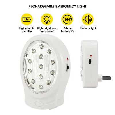 Rechargeable Home Emergency Light Automatic Power Failure Outage Lamp 13 LEDs • $15.81