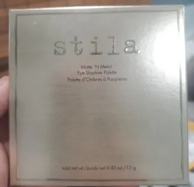 STILA Matte ‘N Metal 12  Eyeshadow Palette Modern Matte & Metallic New! • $15