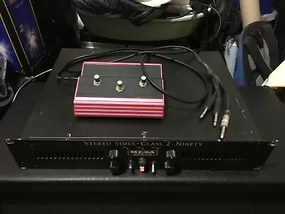 Mesa Boogie 240v Stereo Simul-Class 2:Ninety 2:90 Power Amp W Custom Foot Switch • $2150