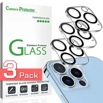 3x For IPhone 15 14 13 12 11 Pro Max Tempered Glass Camera Lens Cover Protector • $5.97