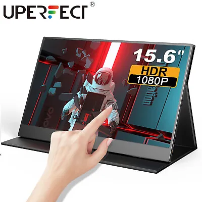 Portable MonitorTouchscreen 15.6  FHD USB-C IPS Computer Monitor For Laptop/Mac • $139.99