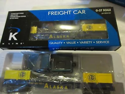 K Line #k661-1011 Alaska Flat Car & 1998 Ford Truck  & Figures New In Box • $28