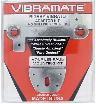 Vibramate V7-LP Les Paul Adaptor Mounting Kit For Bigsby B7 Aluminum • $63.99