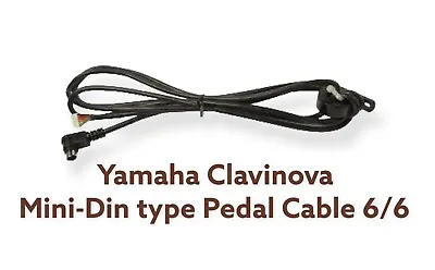 Yamaha Clavinova/Arius Pedal Cable (Mini DIN Type To 6-pin 6-wired) • £24