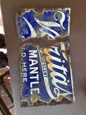 £46 • Buy Veritas Incandescent Mantle Advertising Sign