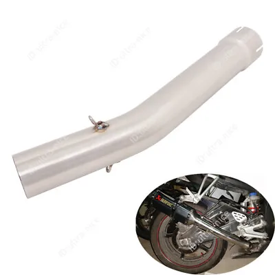For Yamaha YZF R6 1998-2005 Exhaust Tips Stainless Steel Mid Pipe Slip On 51mm • $65.30