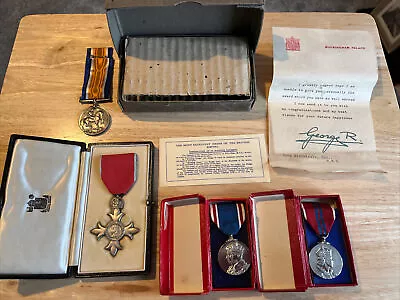 £425 • Buy Group Of Medals - MBE (type II), Elizabeth II & George VI Coronation Medals