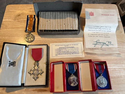 £425 • Buy Group Of Medals - MBE (type II), Elizabeth II & George VI Coronation Medals
