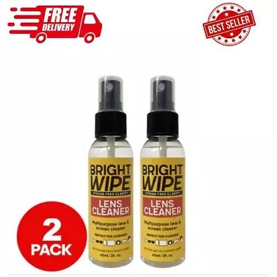 Lens Cleaning Solution Handy Lens Cleaner Spray Alcohol Free Multi Use 2x 60mL** • $9.45