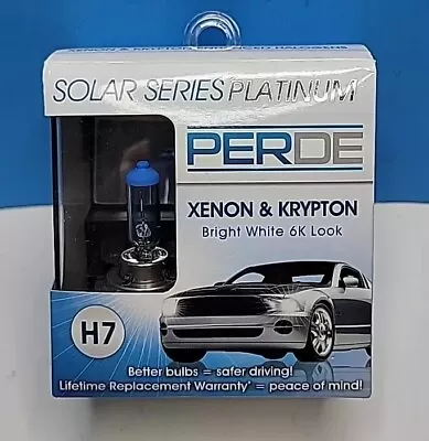 PERDE Solar Series Platinum H7 Xenon-Enhanced Halogen Bulb Set • $29