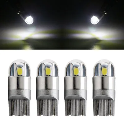 4Pcs 12V 24V T10 OSRAM 2SMD 3030 LED W5W 194 168 Led Wedge Map Dome Light Bulbs • $15.99