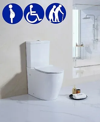 £250 • Buy Comfort Raised Height Close Coupled Toilet WC Disabled Elderly Soft Closing Seat