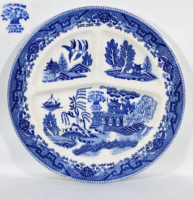 Blue Willow Grill Plate Moriyama Occupied Japan 10 1/4  • $10.99