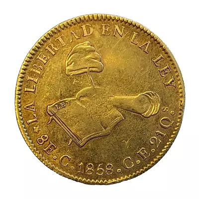 1858-C CE Mexico First Rep. Gold Coin 8 Escudos - 8E • $2600