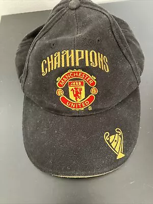 Original Vintage Manchester United Champion League 2008 Cap Final Moscow • £7