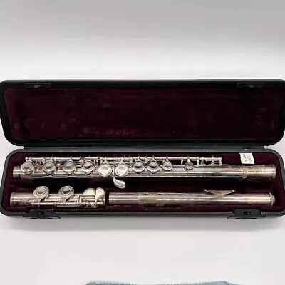 Yamaha  YFL-221  Flute Nickel Silver Plated With Case Used • $160.08