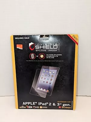 ZAGG Invisible Shield IPAD 2 & 3 Generation Apple High Def Screen Protector • $9.99