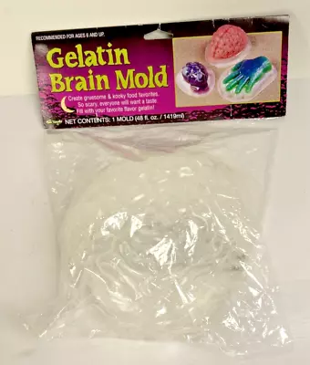 Halloween Gelatin Brain Mold Translucent Plastic Mold-New-Great Condition • $12.95