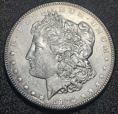 1904-P Morgan Silver Dollar $1 Uncirculated Detail • $89.99