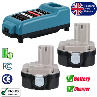 4800mAh 18V Ni-MH Battery For Makita PA18 1822 1823 1834 1835F 8391D 6343D 6347D • £12.89