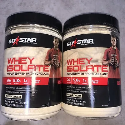 Six Star Pro Nutrition Whey Isolate Vanilla Protein Powder 2 PK  • $29.99