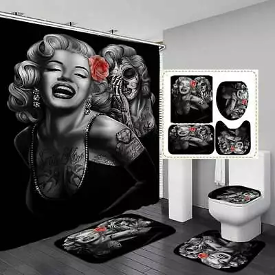 Marilyn Monroe Shower Curtain Or Bathroom Set. Gift Idea For Fans • $26.99