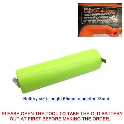 BATTERY FOR Black & Decker Screwdriver LI3100 Type 3 3.6V Screwdriver • $18