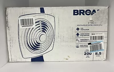 Broan 8  Thru-Wall Utility Bath Exhaust Fan 200 Cfm 8.5 Sones 509 Missing Parts • $34.98