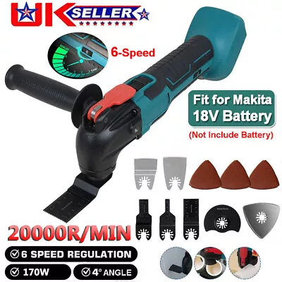 For Makita 18V Cordless Oscillating Multi Tool Bare Body With 22PCS Accessories • £28.70