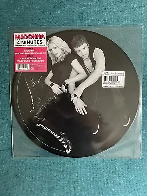 Madonna / 4 Minutes / 12  Vinyl Picture Disc 2008 Featuring Justin Timberlake • £24.99