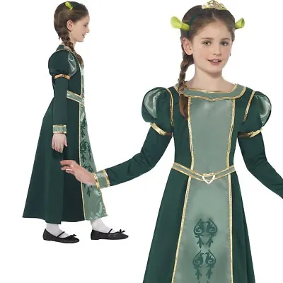 £28.99 • Buy Childrens Shrek Princess Fiona Costume Licensed Book Week Fancy Dress Age 4-12
