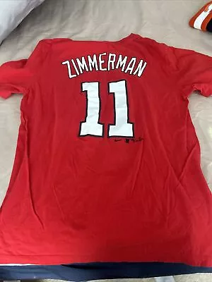 RYAN ZIMMERMAN WASHINGTON NATIONALS  T-Shirt Size M • $20